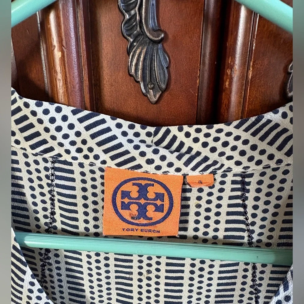 Tory Burch Cowl Neck Silk Tank